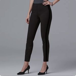 Simply Vera Wang Black with velvet side strip